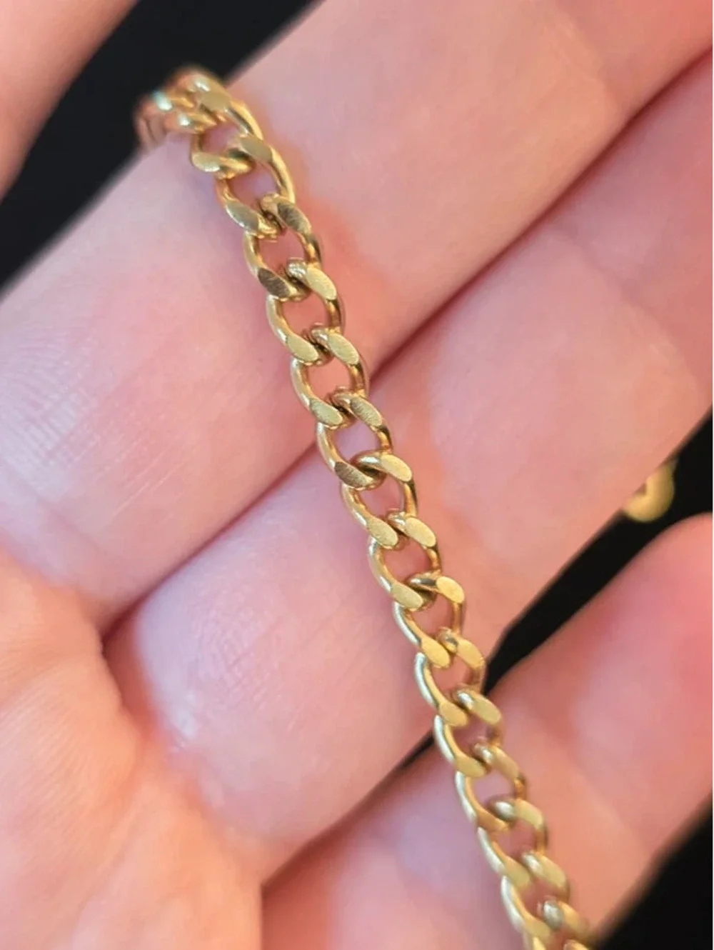 18k Gold Filled Chain Extends 22